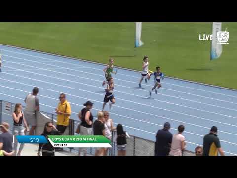 Boys U09 4x200m Final - 2018 SUBWAY State Relay Championships // LAVicTV