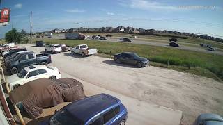 Surveillance video shows U.S. 287 crash