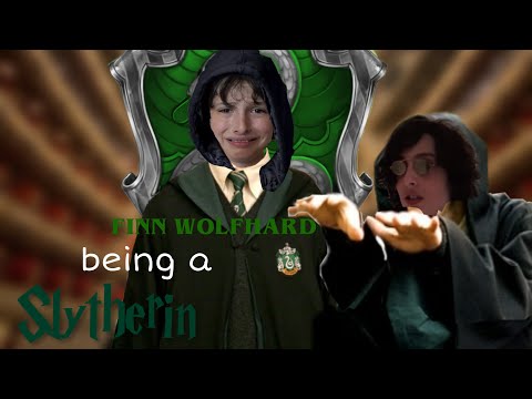 finn wolfhard being a slytherin for 2 minutes straight