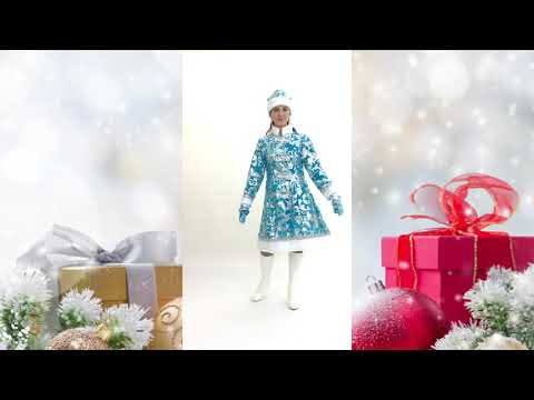 Видео с костюмом снегурочки Ледяная