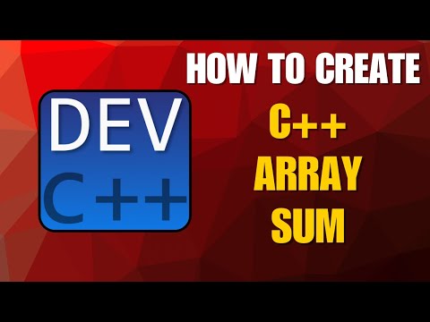 How To Make An Array Sum Program In C For Loop Tutorial