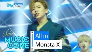 [HOT] Monsta X - All in, 몬스타엑스 - 걸어(All in) Show Music core 20160528