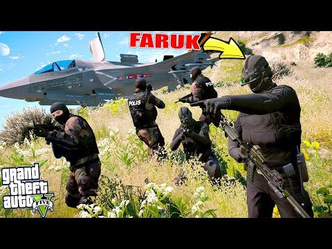 ÖZEL HAREKAT ÇALINTI F-35 BASKINI! - GTA 5 FARUK'UN HAYATI