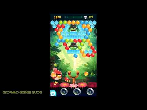 Angry Birds POP Bubble Shooter: Level 8: Walkthrough (3 STARS) HD
