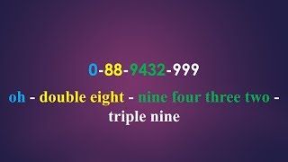 Listening Practice for Numbers P.06 (IELTS) | Bài Tập Luyện Nghe Số Điện Thoại Trong Tiếng Anh (P.2)