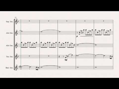 Music (was my first love) - John Miles - Saxophone Quintet