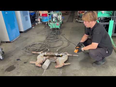 平戸金属工業 HIRADO 油圧ポンプユニット  ウォールクラッシャー HM-506  簡易動作確認動画【工具一番館東静岡店　買取/販売】