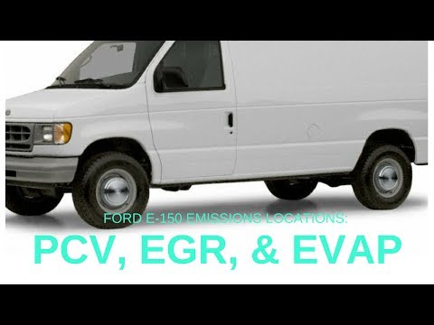 Ford Econoline emissions: PCV, EGR, EVAP canister, & purge locations
