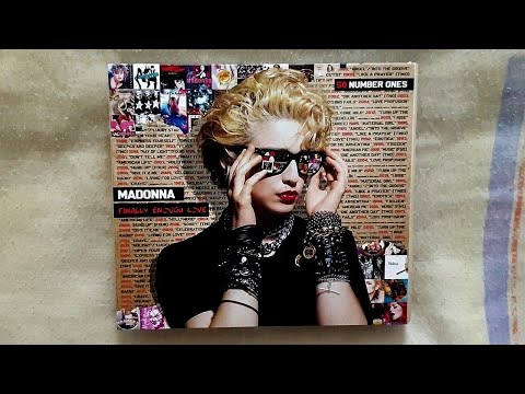 Madonna - Finally Enough Love 50 Number Ones CD UNBOXING