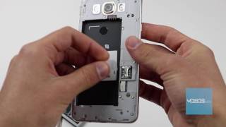 Samsung Galaxy J7 2016 How to insert SIM card / memory card