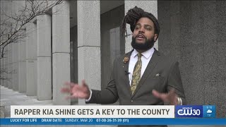 Memphis rapper Kia Shine gets key to Shelby County