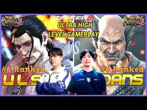 T8 ▰ ULSAN (#6 Ranked Dragunov) Vs QUDANS (#6 Ranked Heihachi) ▰ Tekken 8 High Level Gameplay