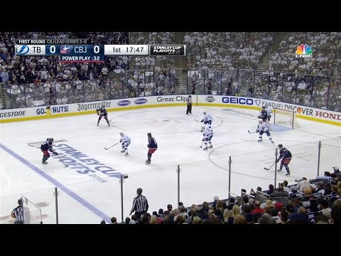 2019 Stanley Cup. R1, Gm4. Lightning vs Blue Jackets. Apr 16, 2019