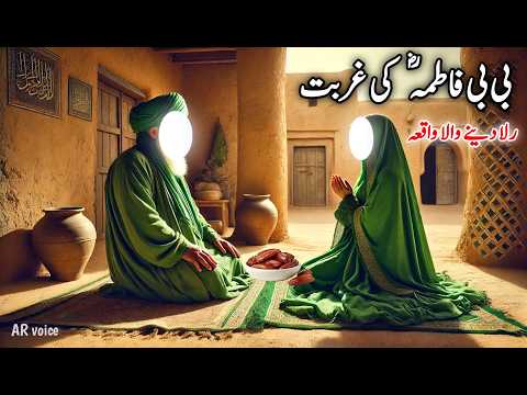 Bibi Fatima RA Aur Muhammad saw ka Sabar | Islamic waqiat| Imam hassan o Hussain| AR voice