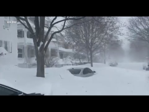Buffalo hit by 'blizzard of the century,' governor says