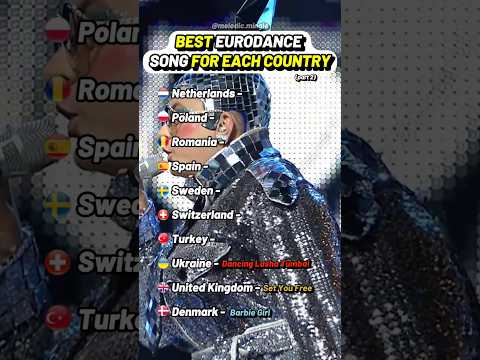 Best Eurodance song for each country part 2 #EurodanceHits #BestOfEurodance