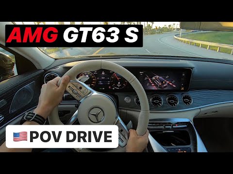 2020 Mercedes AMG GT63 S ►POV review [day and night drive]
