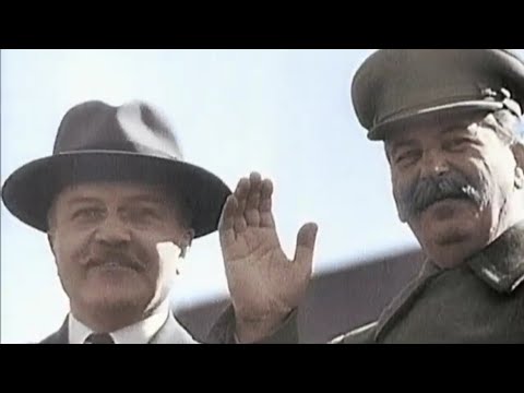 German officers at May Day parade in Moscow, USSR (1941)