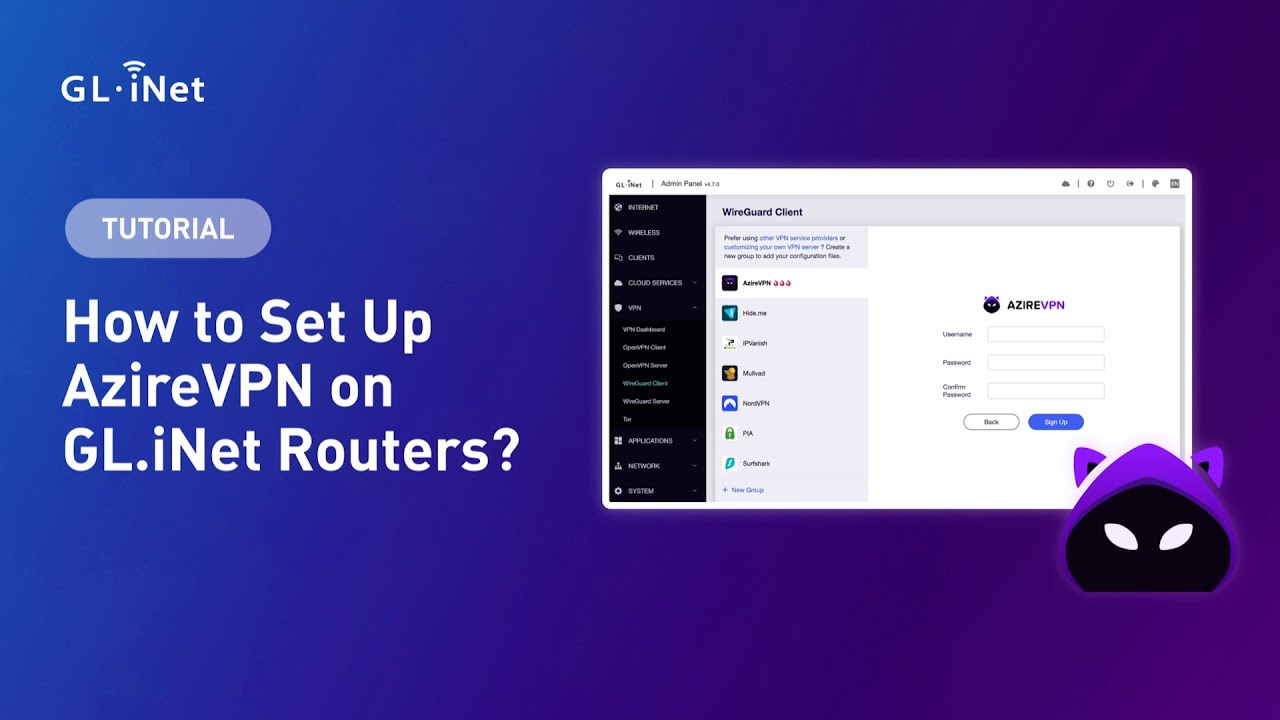 How to Set Up AzireVPN on GL.iNet Routers | Step-by-Step Tutorial