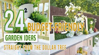 24 Budget Friendly Garden Ideas Straight From the Dollar Tree