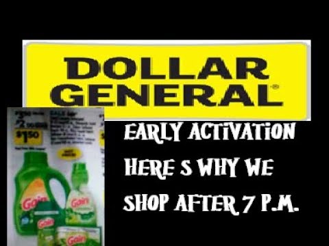 Dollar General Early Activation - Beginners Guide to Dollar General Couponing Video