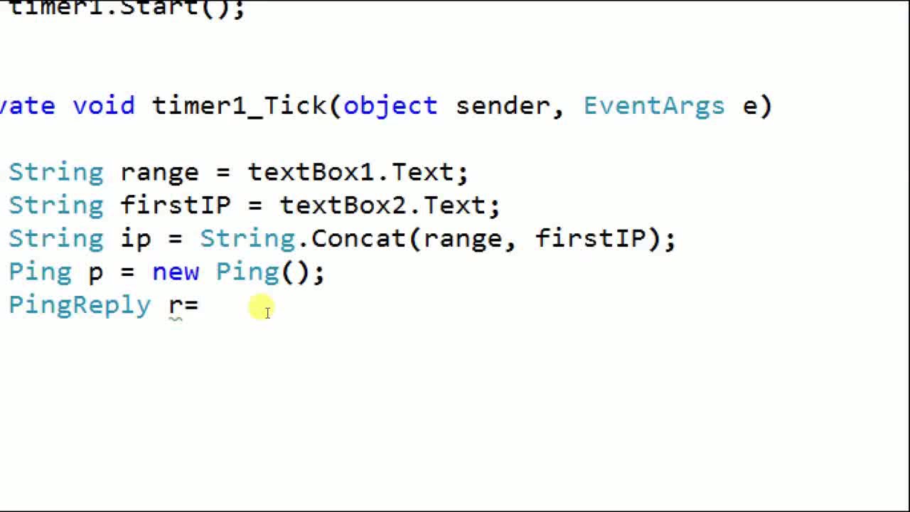 C# IP Scanner | Subnet Scanner