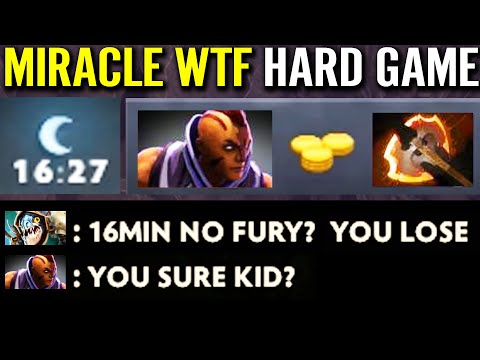 MIRACLE 16min LATE FURY HARD START Anti Mage! WTF HE CAN STILL HANDLE Carry Farm Guide Dota 2 Pro