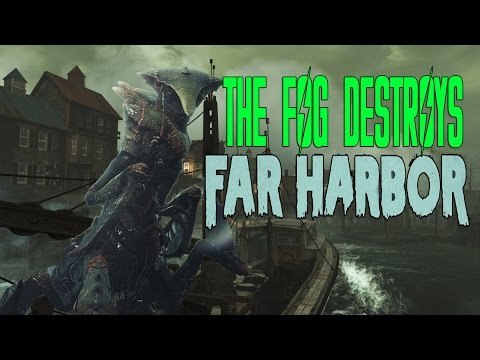 Fallout 4 Far Harbor DLC | Children of Atom Ending | Fog Destroys the Far Harbor