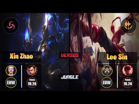 Jankos XIN ZHAO (Jungle) [Hail of Blades] VS LEE SIN - Challenger EUW Patch 10.24