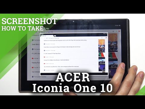 How to Take Screenshot in ACER Iconia One 10 – Catch Fleeting Content