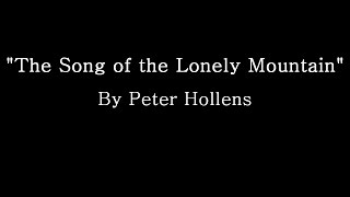 The Song of The Lonely Mountain - Peter Hollens (Lyrics)