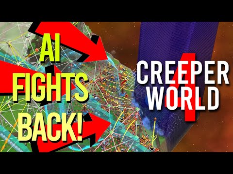FIGHTING THE MOST AGGRESSIVE AI! - CREEPER WORLD 4