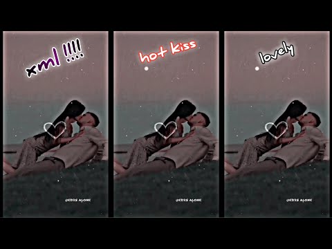 Cute couple romantic kiss 😍।। trending reels ।। alightmoiton editing xml video ।।@edzsalone4453