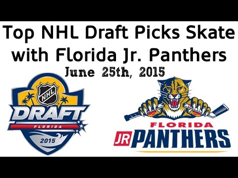 2015 NHL Draft Picks Skate with Florida Jr Panthers