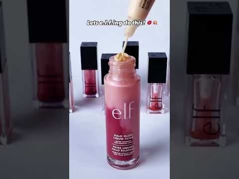 Turning Halo Glow Liquid Filter into Lip Gloss