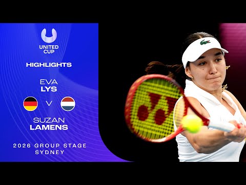 Eva Lys v Suzan Lamens Highlights | United Cup 2026 Group F