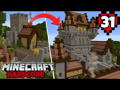 Let's Play Minecraft Hardcore | Castle Transformation