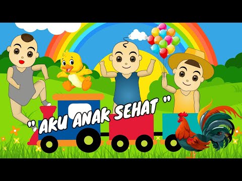 Aku anak sehat | bayi lucu dan bebek 🐥ayam🐣 lagu anak populer