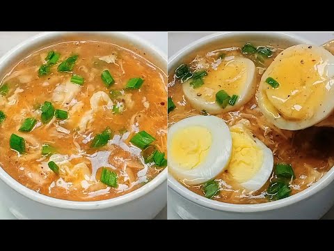 میرے بچے ہفتے میں تین دن اسے ضرور بنواتے ہیں آپ بھی ایک دفعہ ٹرائی کریں||Chicken Egg Soup Recipe
