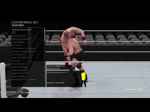 How to unlock good signatures/finishers(RKO) on WWE2K17 Career Mode