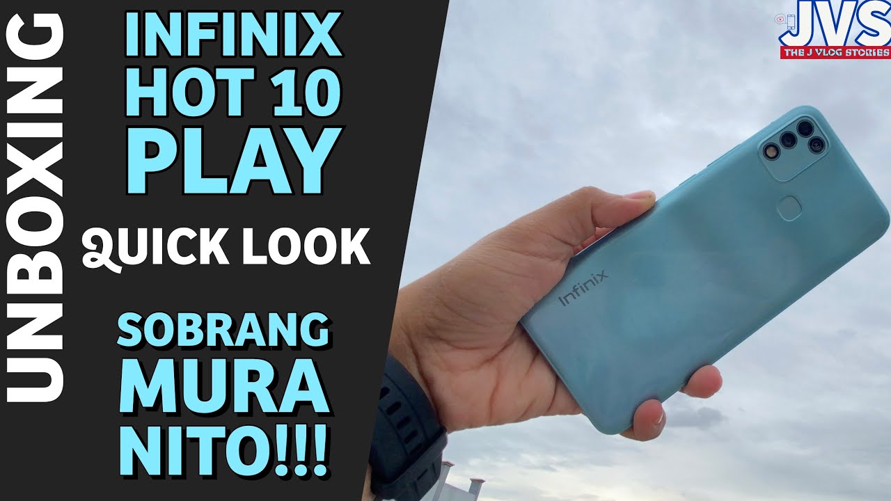 Infinix Hot 10 Play Unboxing and First Impressions - Filipino | Helio G25 | 6,000 mAh Battery |