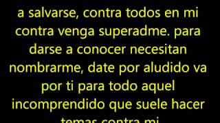 Porta Todos En Mi Contra Letra