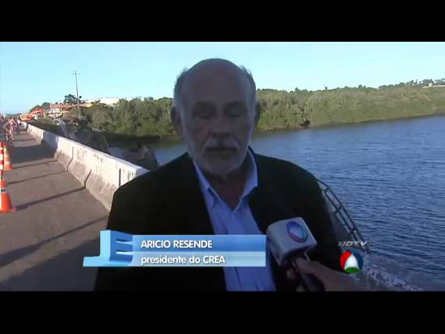 CREA realiza vistoria em ponte que caiu em Pedra Branca