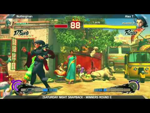 SSF4 n0thing Man vs Alex T  |Saturday Night Snapback 5.5