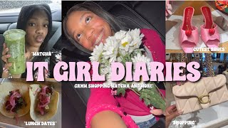 ⭐️IT GIRL DIARIES:MATCHA, LUNCH DATES,SHOPPING, HAULS,& MORE!
