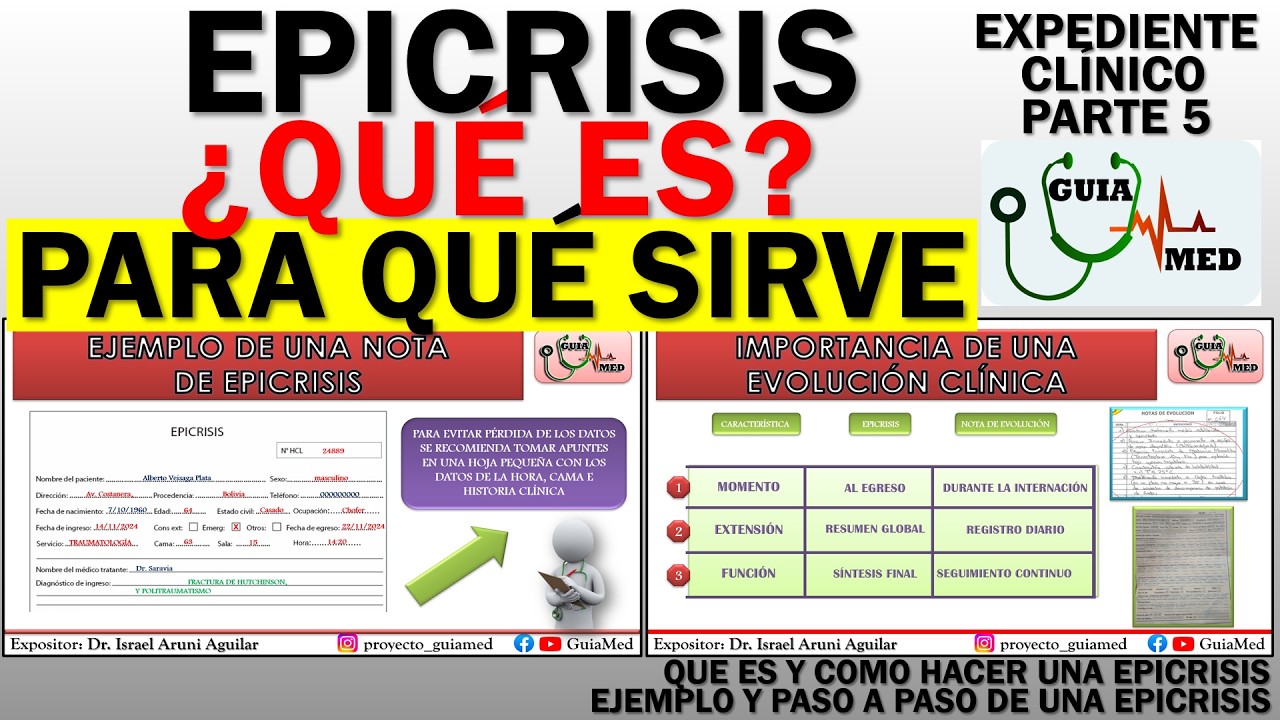 EPICRISIS MÉDICA QUÉ ES Y PARA QUÉ SIRVE | GuiaMed
