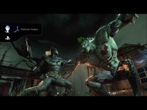 Batman Return to Arkham Asylum Final Boss Fight & Ending  ( Hard Difficulty & Platinum Trophy ) PS5