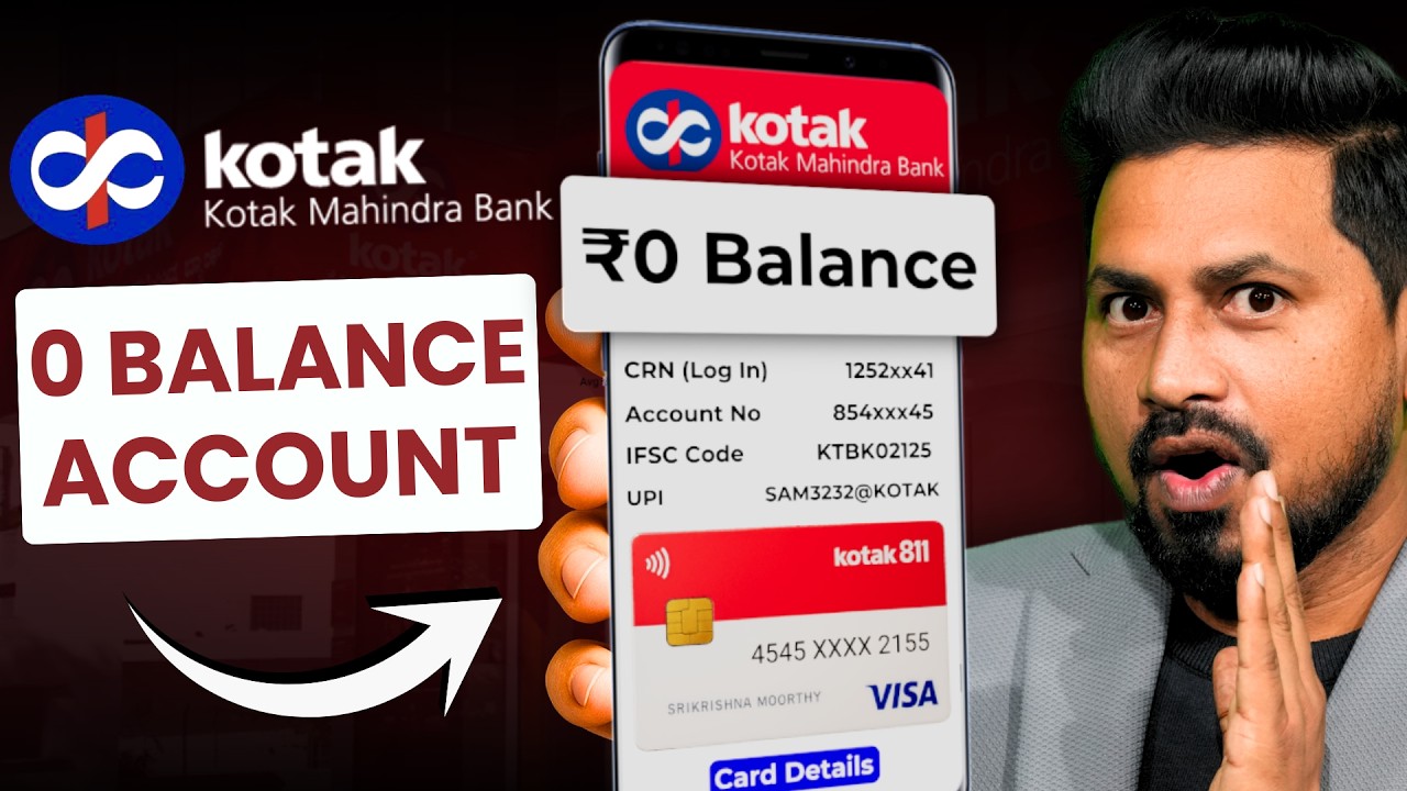 Kotak Mahindra Bank Open Account Zero Balance - 2025 | Kotak 811 Account Opening Online Zero Balance