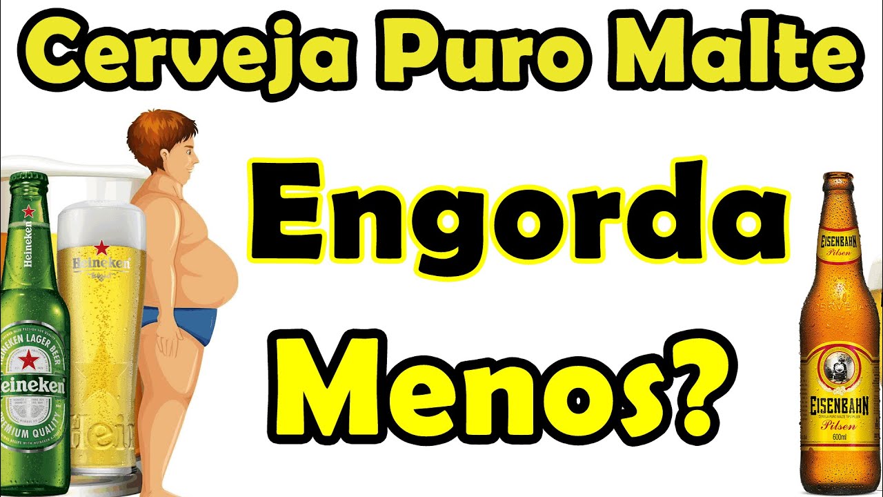 Cerveja puro malte engoda menos (descubra neste video)