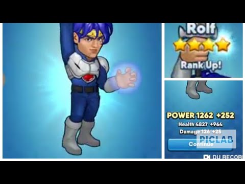 Sega Heroes 4 star Rolf unlocked and testing PART 16